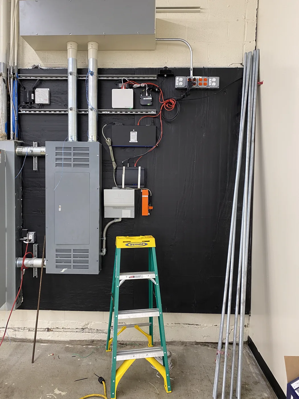 Commercial telecom room buildout in the Augusta area