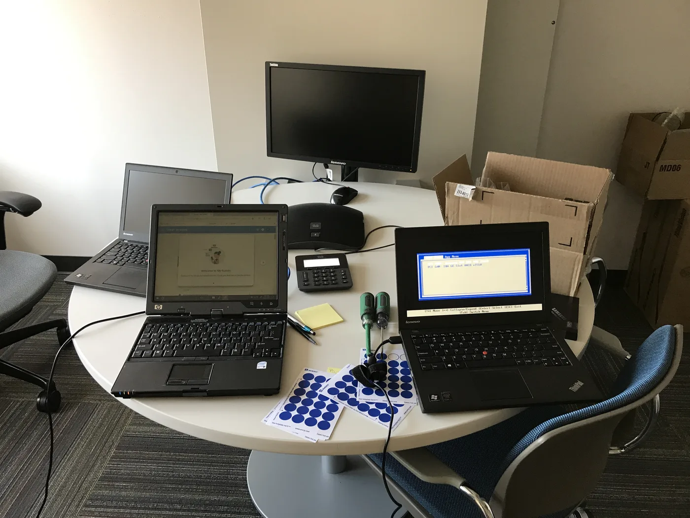Business laptop deployment and configuration