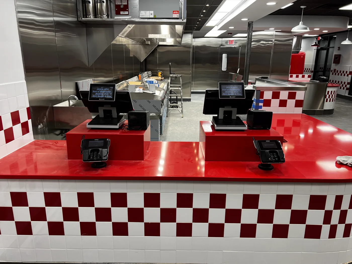 Restaurant POS line installed by Sovun Technologies